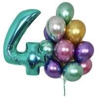Композиция их шаров с цифрой 4 №639