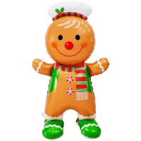 Воздушный шарик в виде пряника (пряничный человечек) №1293