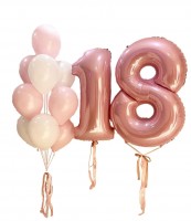 Набор из шаров на 18 лет №101