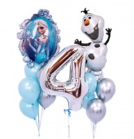 Шары Холодное сердце на 4 года №298