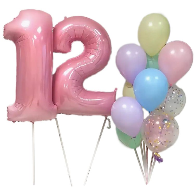 Фонтан из шаров на 12 лет №92