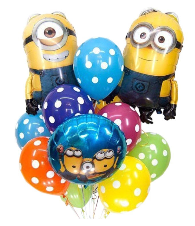Фольгированные шары Миньоны №189