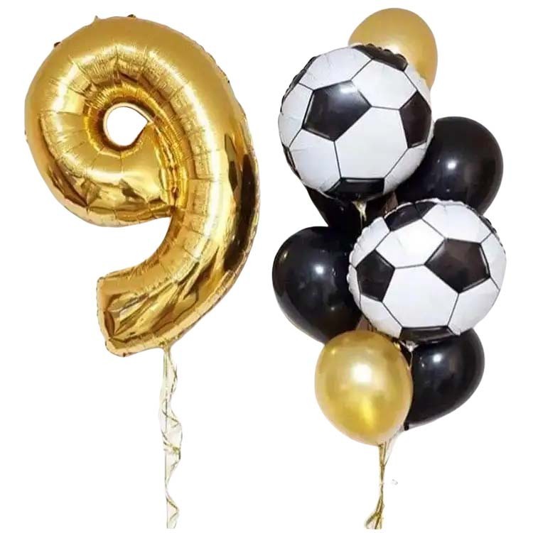 Воздушные шары на 9 лет футболисту №550