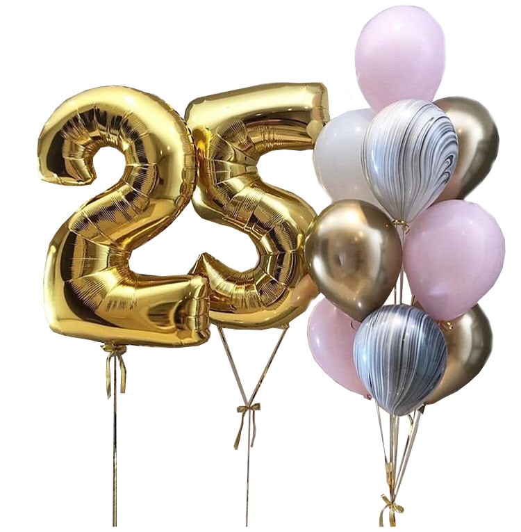 Шары на 25 лет девушке №285