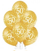 Воздушные шары с цифрой 50 – купить на юбилей №331