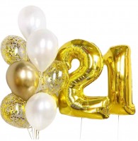 Композиция из шаров на 21 год №374