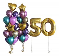Композиция из шаров на 50 лет №247