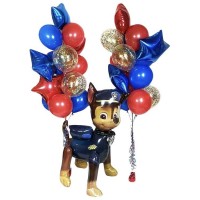 Композиция воздушных шариков Гонщик Paw Patrol №493