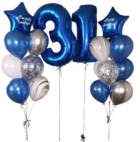Композиция из шаров на 31 год №130