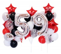 Шары на 59 лет №306
