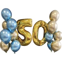 Фонтан из шаров мужчине на 50 лет №730